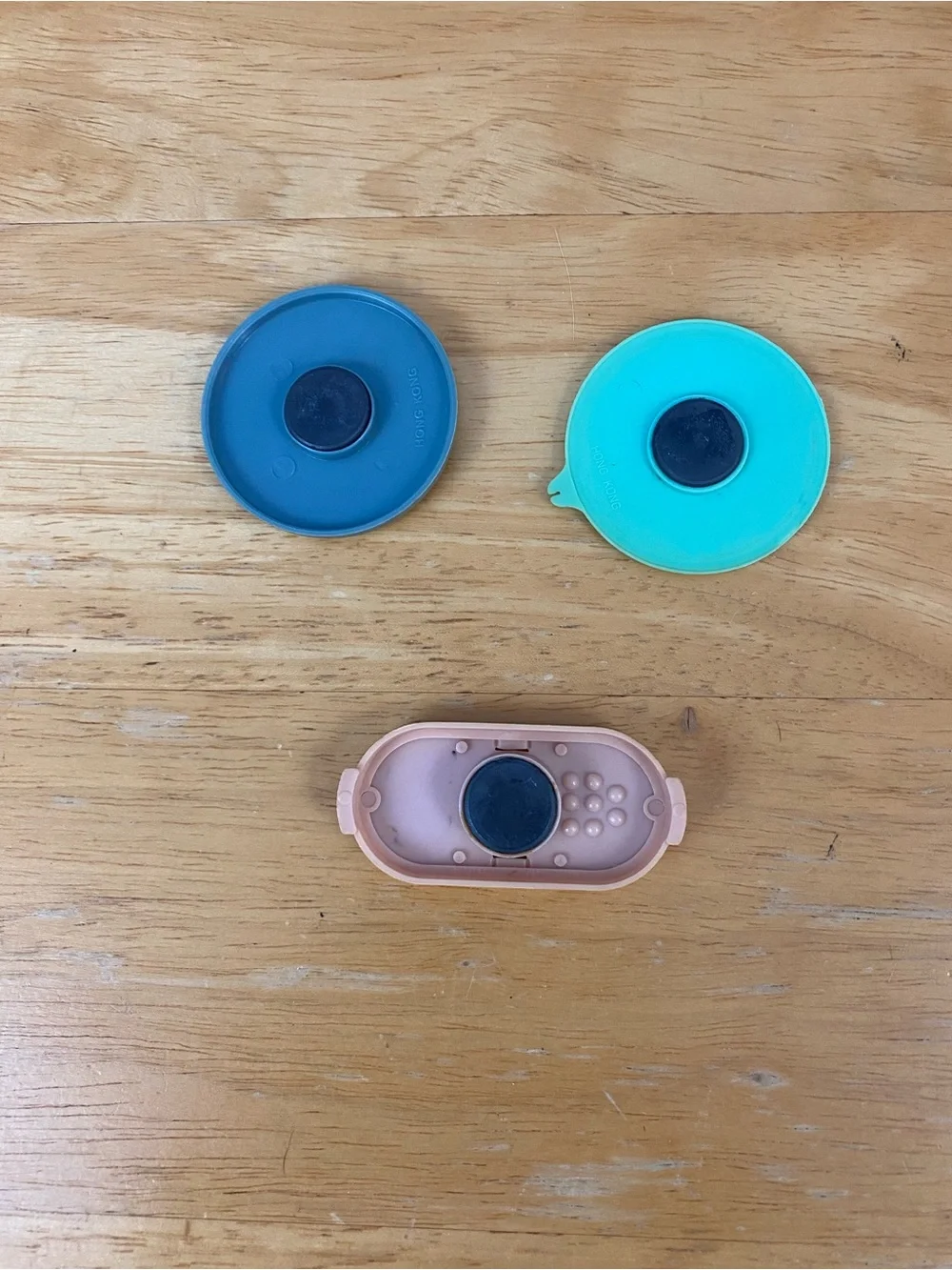 Vintage Tupperware accessory lid magnets